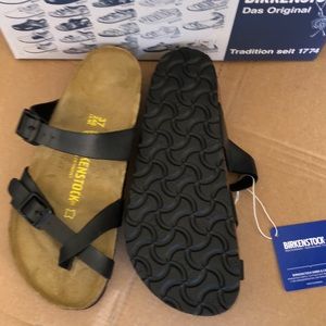 Birkenstock Shoes - Birkenstock Mayari Black Sandals Birkenstock Shoes - Birkenstock Mayari Black Sandals